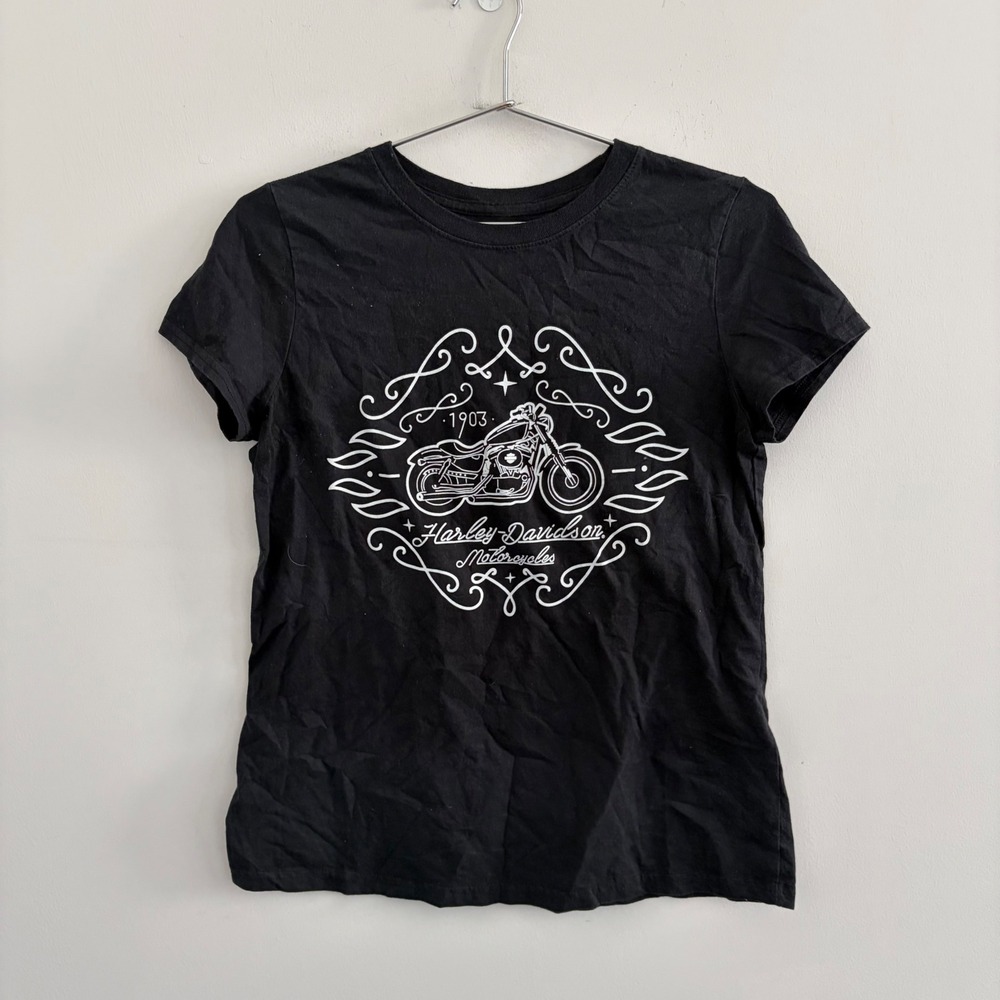 Harley-Davidson Smoky Mountain Tennessee Black Graphic T-Shirt Medium